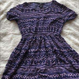 Aztec mini dress forever 21 size S